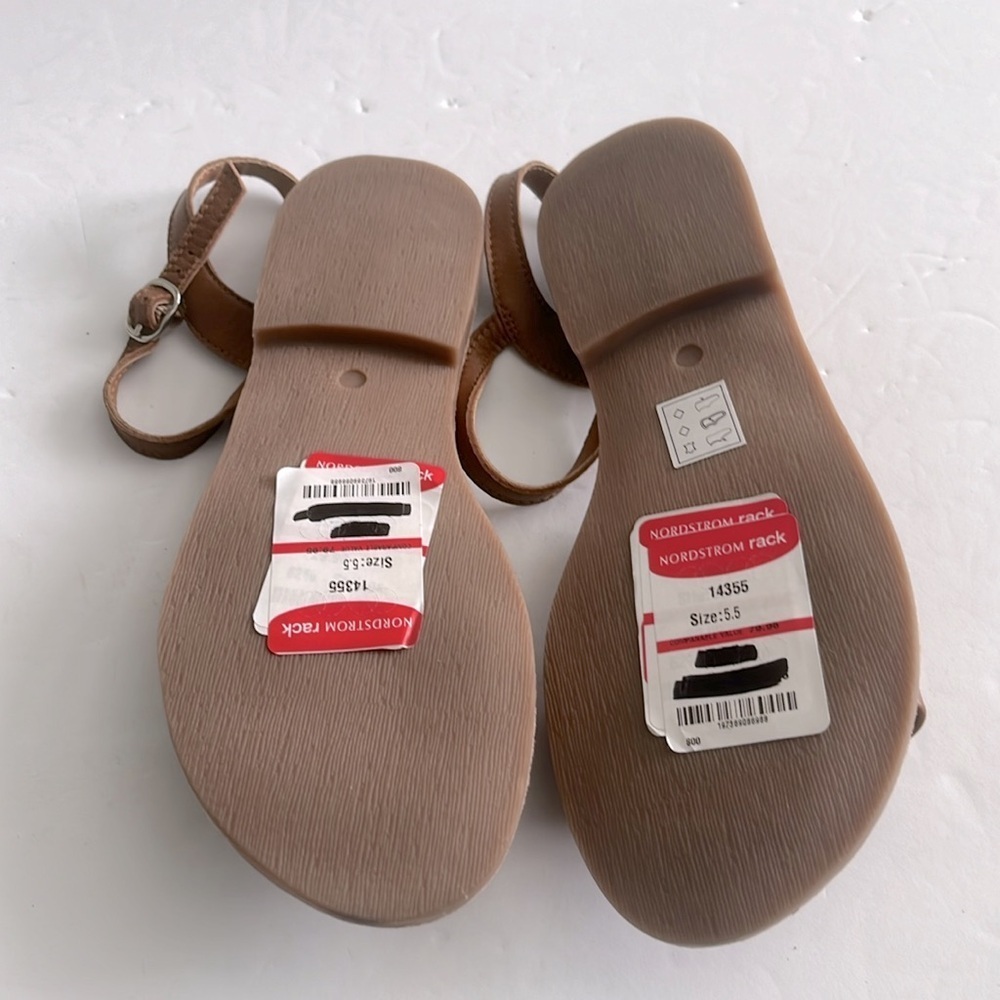CREVO $80 Shoes Women’s Lark Leather Sandals Chestnut Size 5.5 NWT - Picture 8 of 8